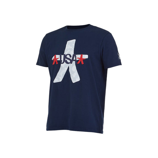Herren-T-Shirt USA - Indigo