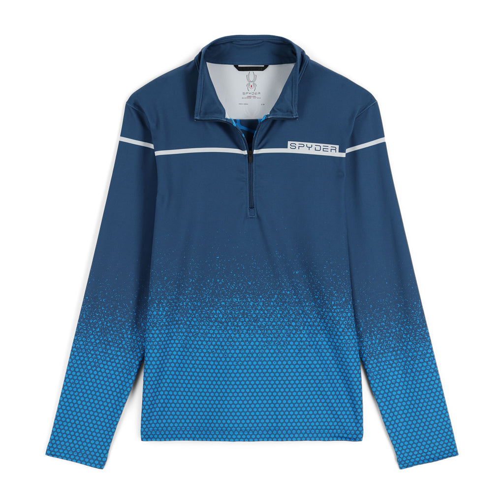 Pull demi-zip Spirit Of '78 pour homme - Style géométrique universitaire délavé (2022)