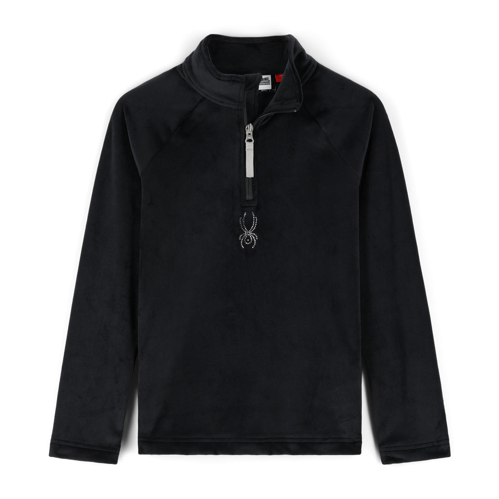 Demi-zip Shimmer Bug pour grandes filles - Noir (2022)