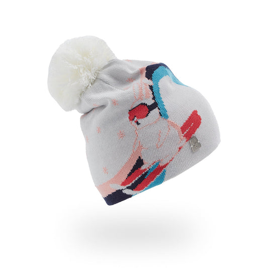 Ski Bunny Pom für kleine Mädchen - Weiß (2022)