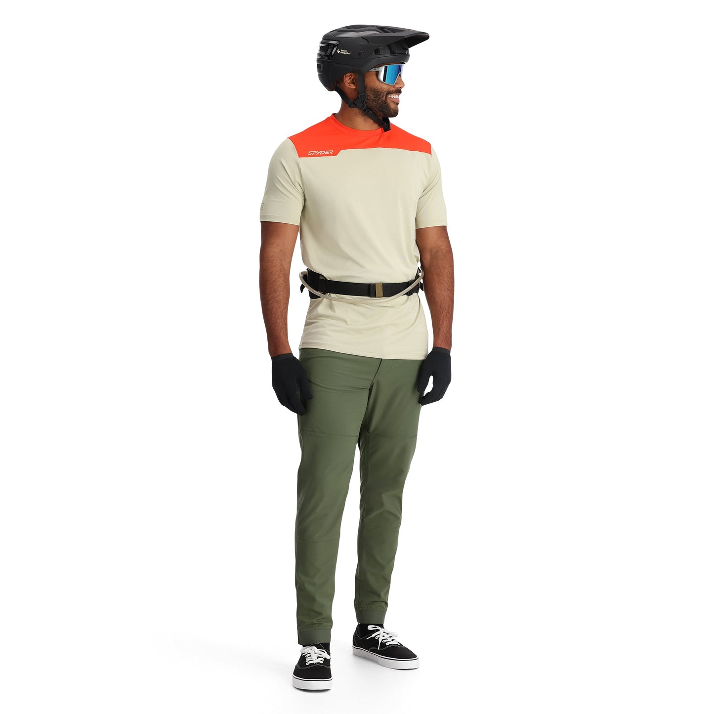 Arc Tech Kurzarm-T-Shirt für Herren – Aschgrau
