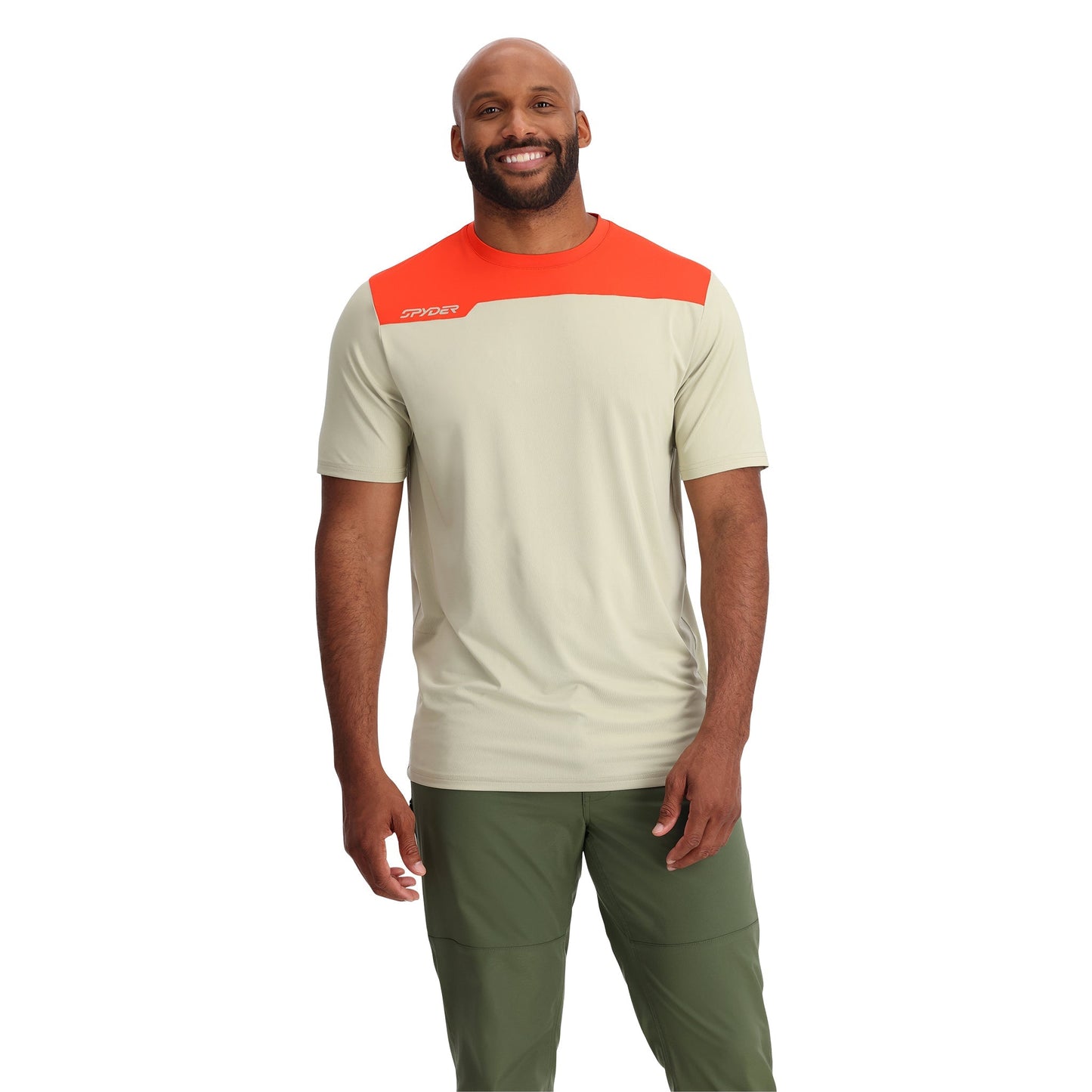 Arc Tech Kurzarm-T-Shirt für Herren – Aschgrau