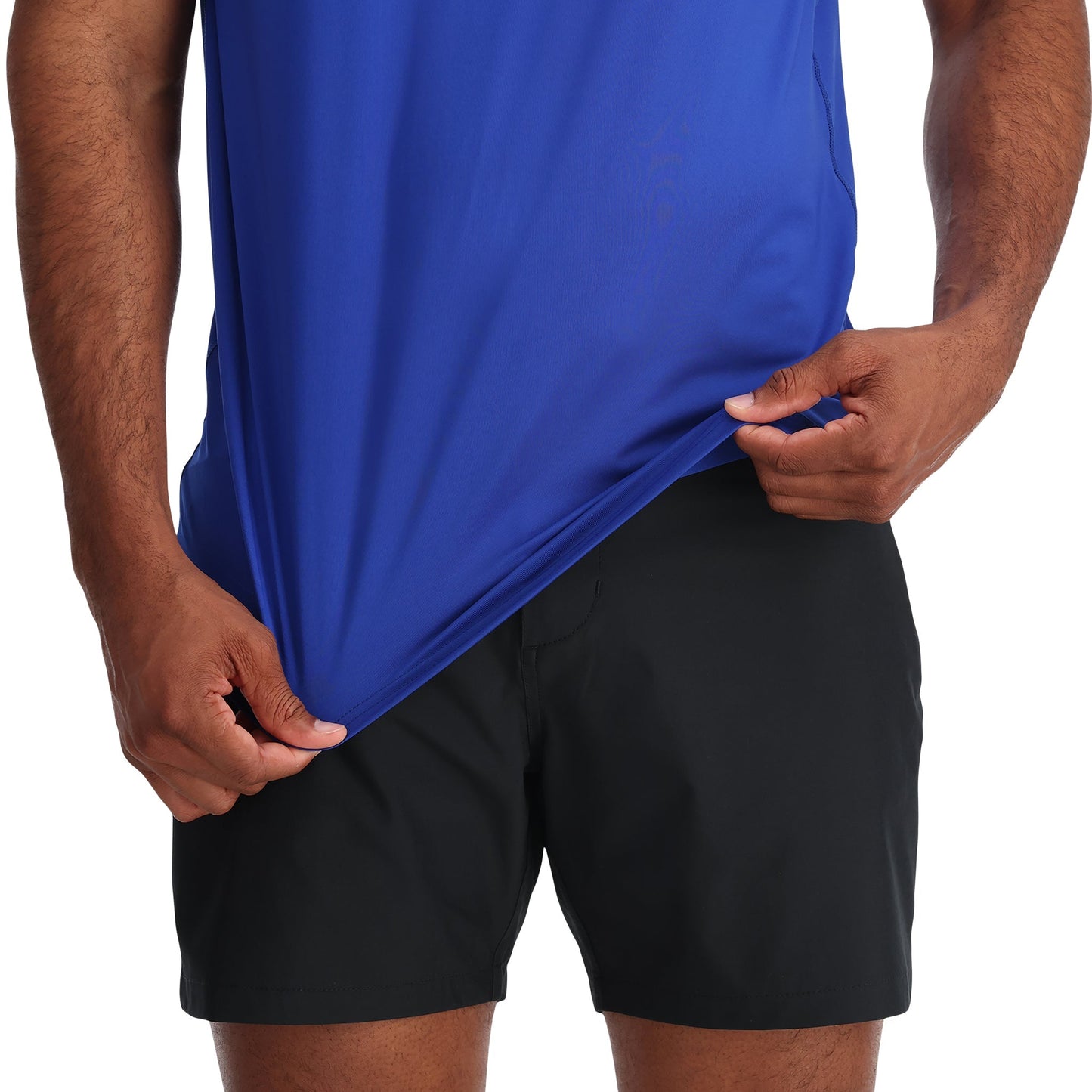 T-shirt technique à manches courtes Arc pour homme - Bleu électrique