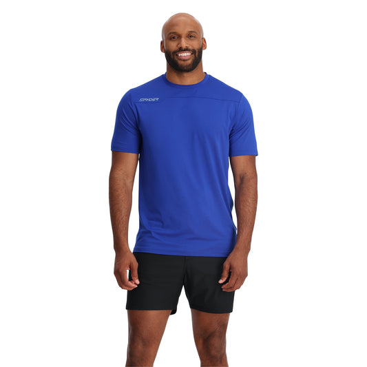 Arc Kurzarm-Tech-T-Shirt für Herren – Elektrisches Blau