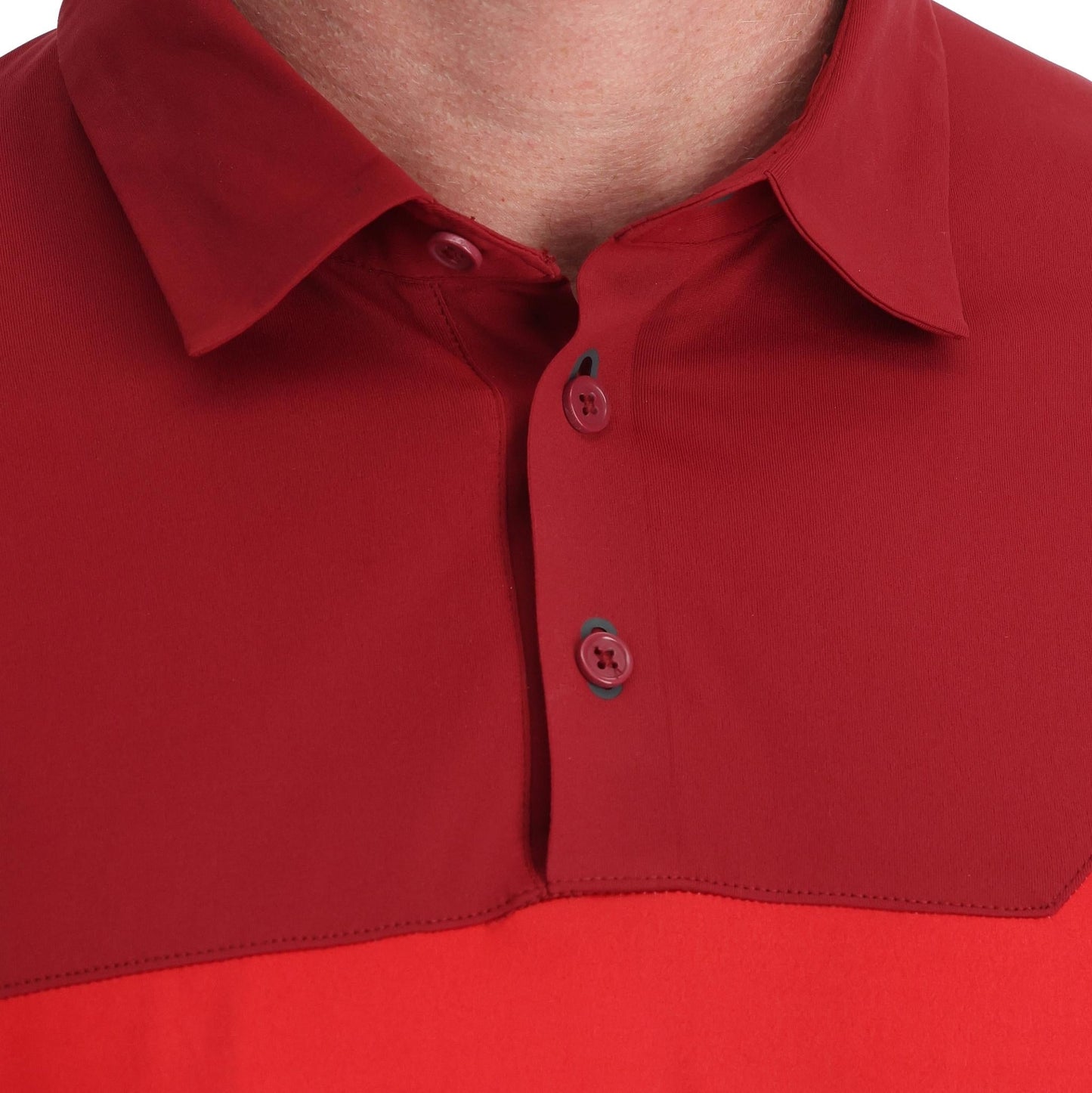 Men Links Short Sleeve Tech Polo - Raw Denim