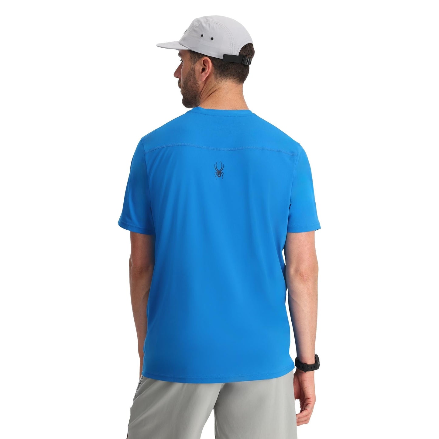 T-shirt technique à manches courtes Arc pour homme - Cobalt