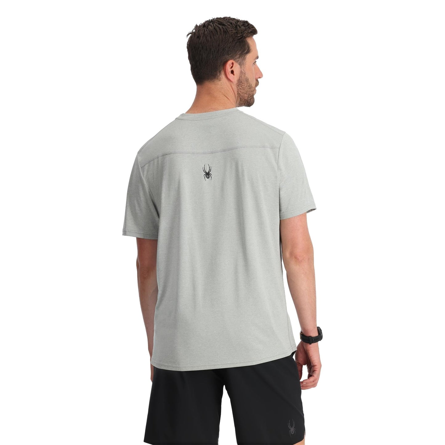 T-shirt technique à manches courtes Arc pour homme - Gris étain