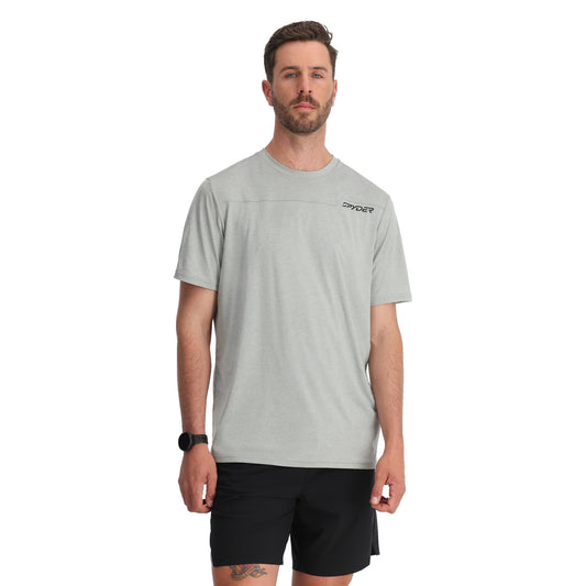 Arc Kurzarm-Tech-T-Shirt für Herren – Zinn
