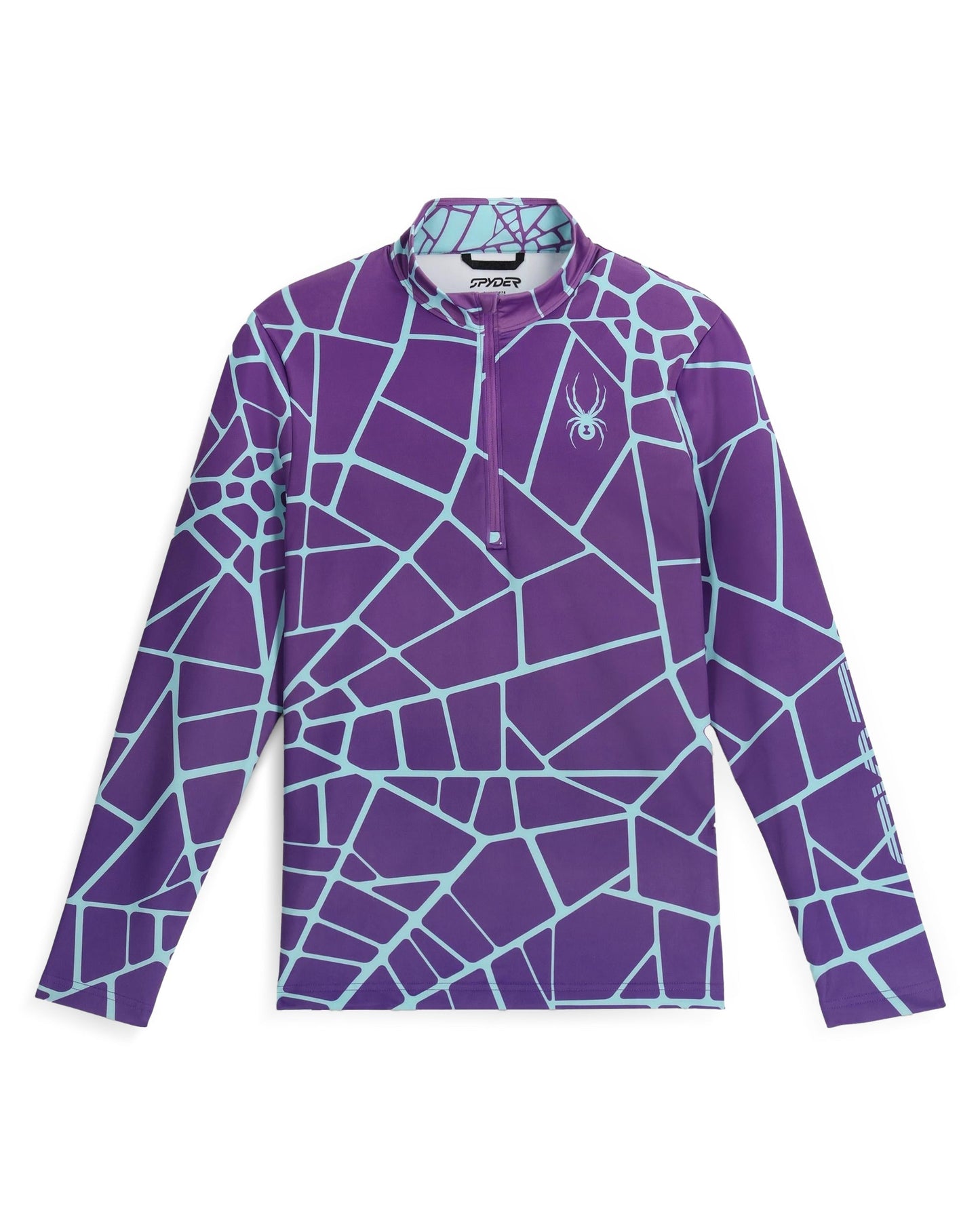 Veste Podium demi-zip pour homme - Violet foncé