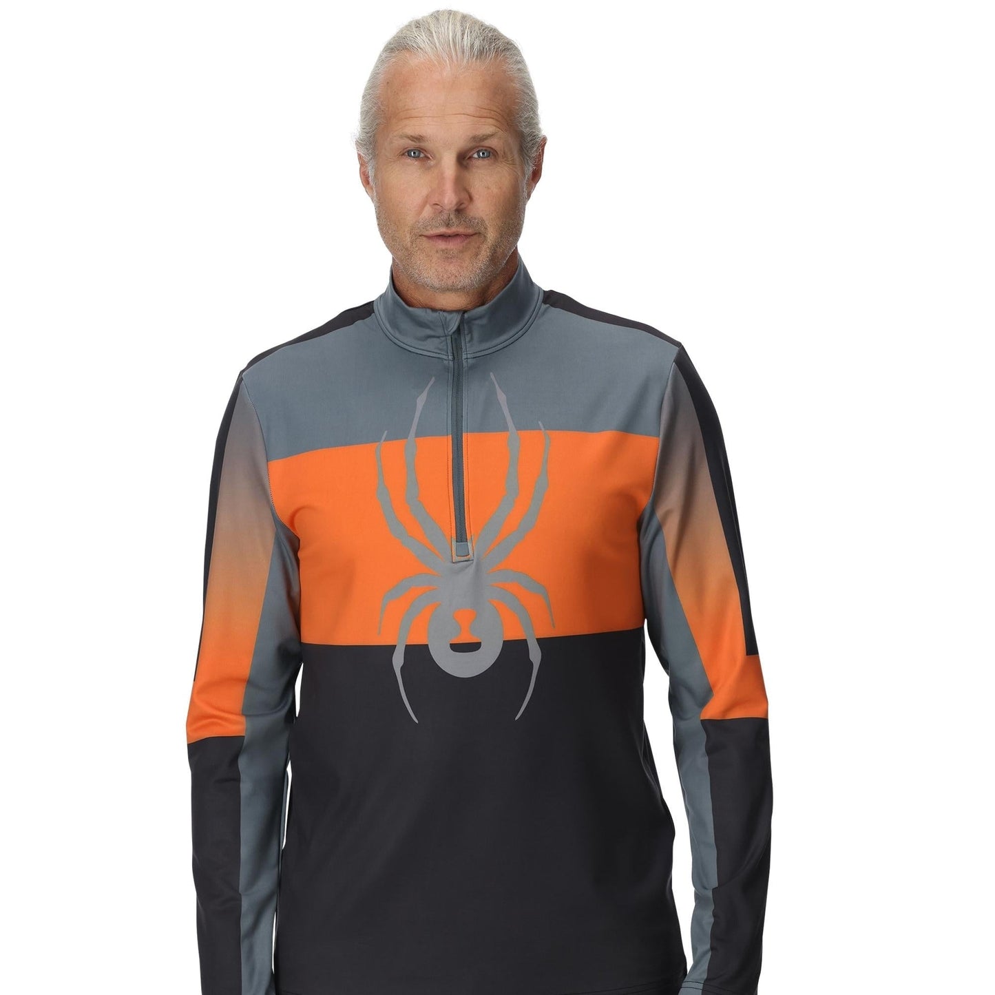 Mens Podium Half Zip - Flash Orange