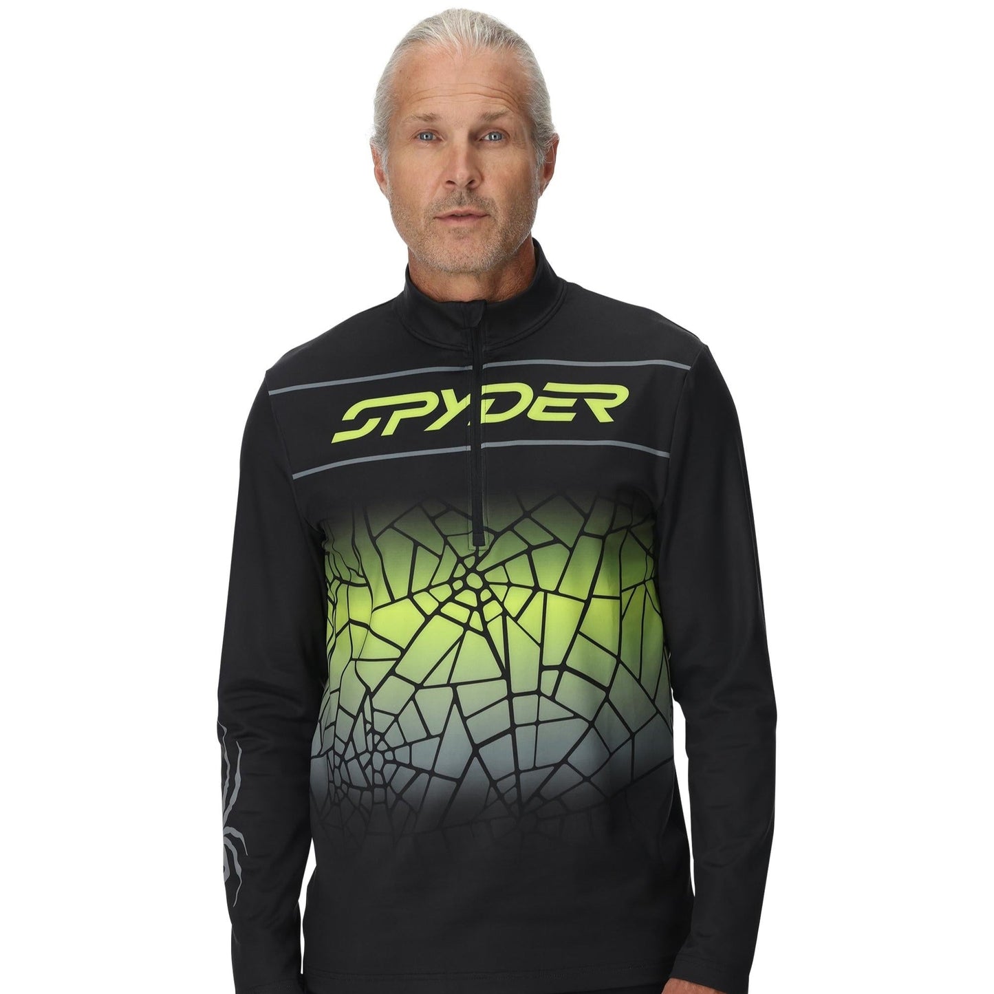 Herren Podium Half Zip - Limette