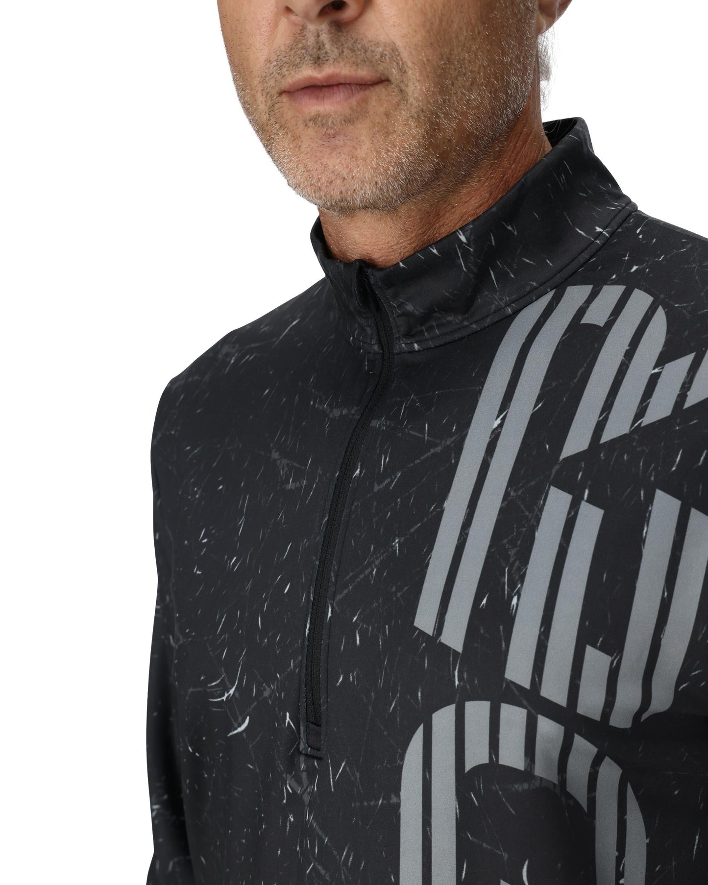 Herren Podium Half Zip - Schneesturm