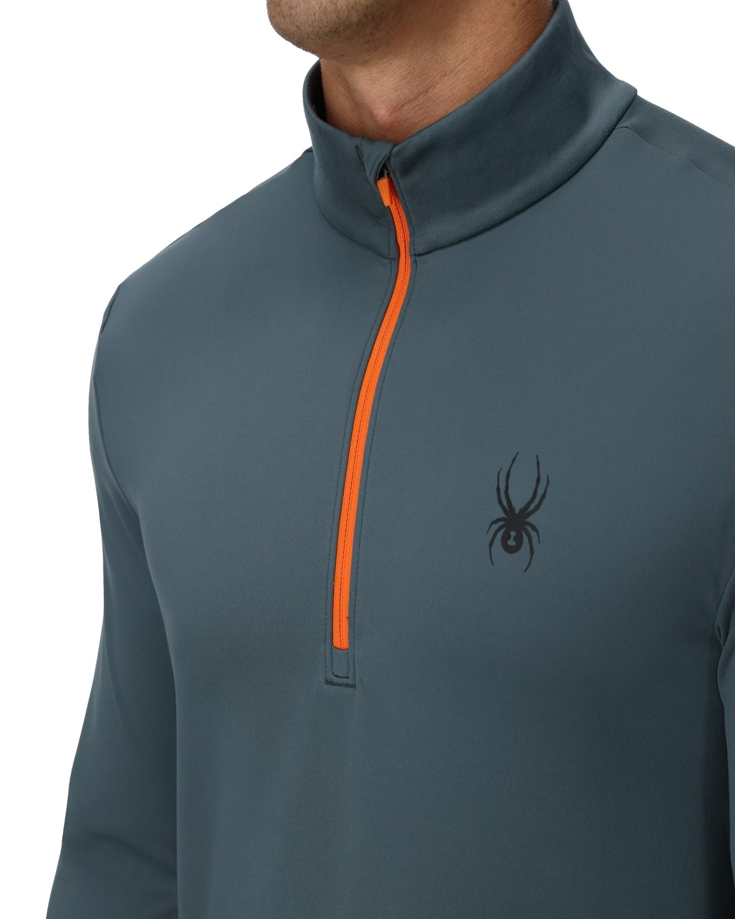 Veste Prospect demi-zip pour homme - Bleu ardoise