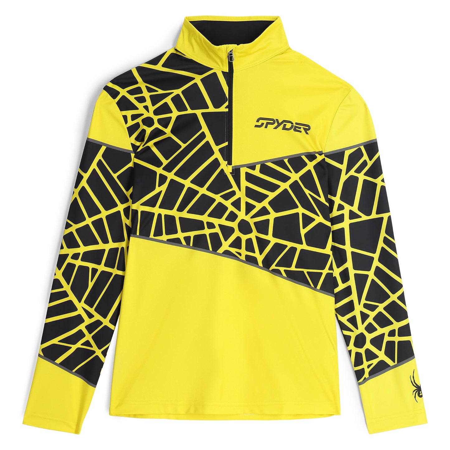 Demi-zip Vital pour homme - Jaune acide