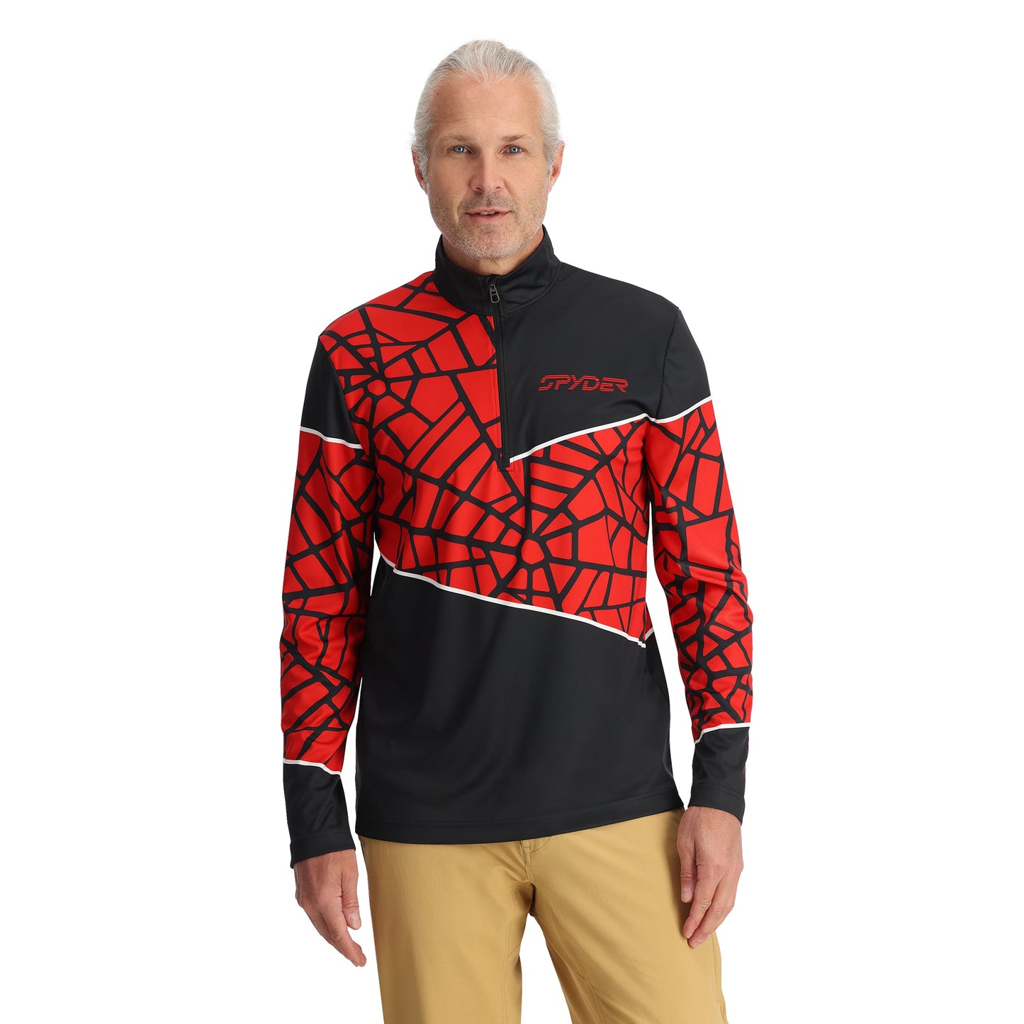 Vital Herren Half Zip - Vulkan