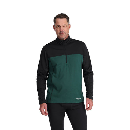 Herren Charger 1/2 Zip - Zypressengrün