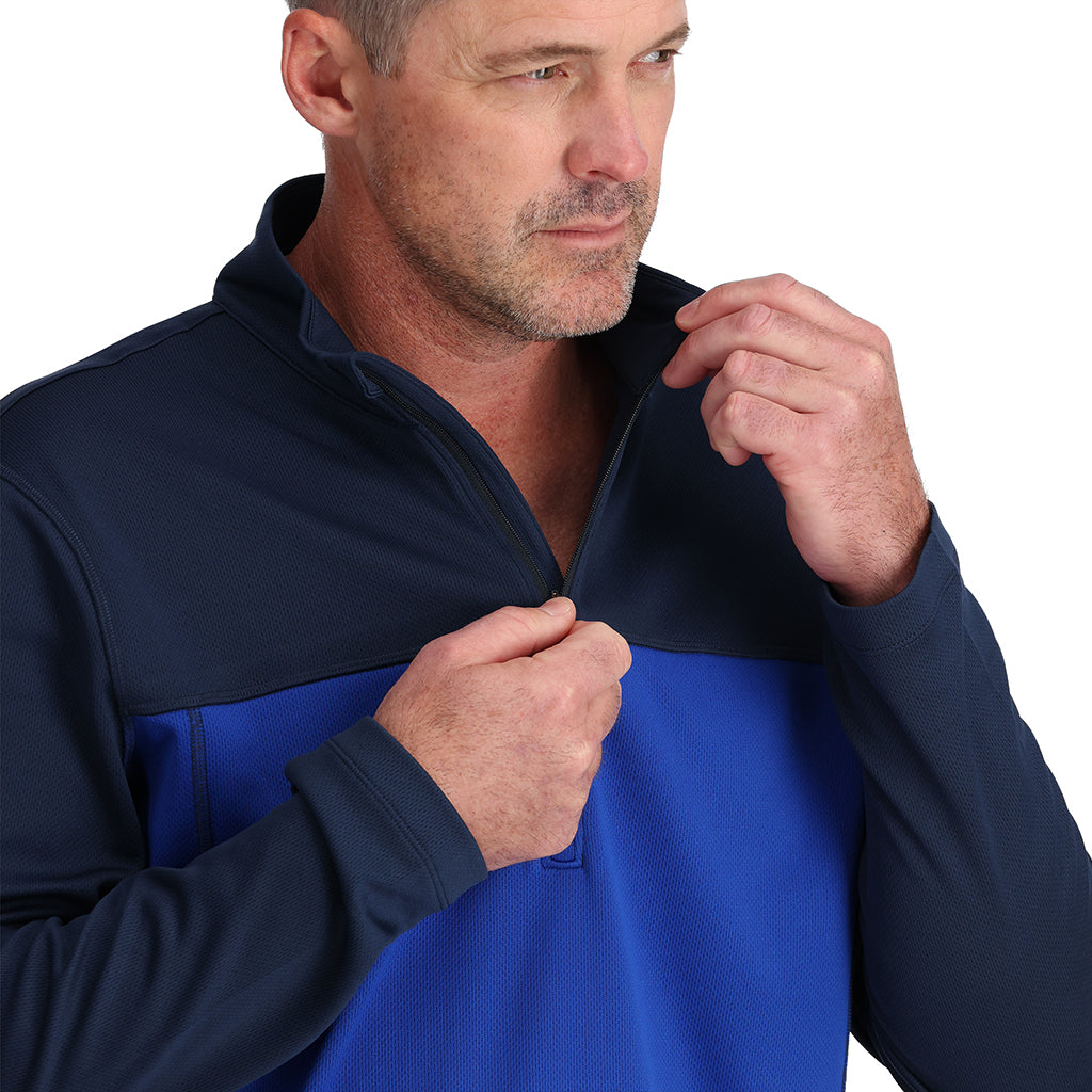 Pull à demi-zip pour homme Charger - Bleu électrique