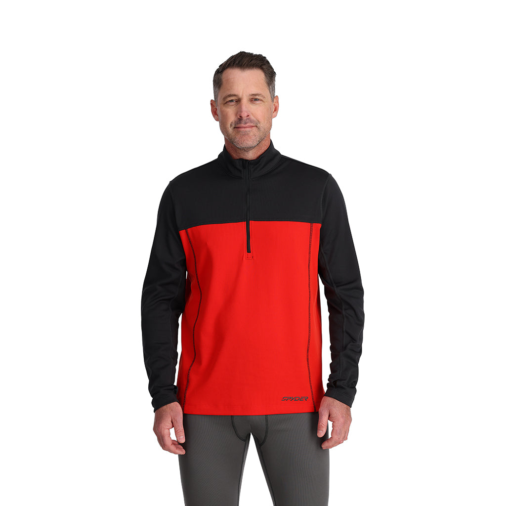 Mens Charger 1/2 Zip - Volcano
