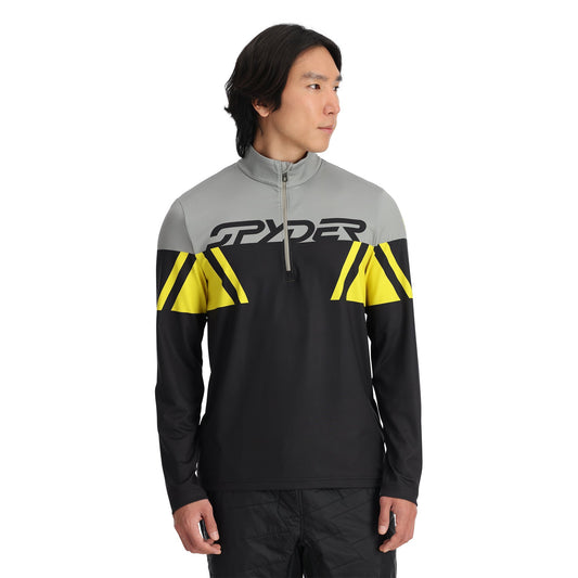 Herren Podium Half Zip - Säuregelb