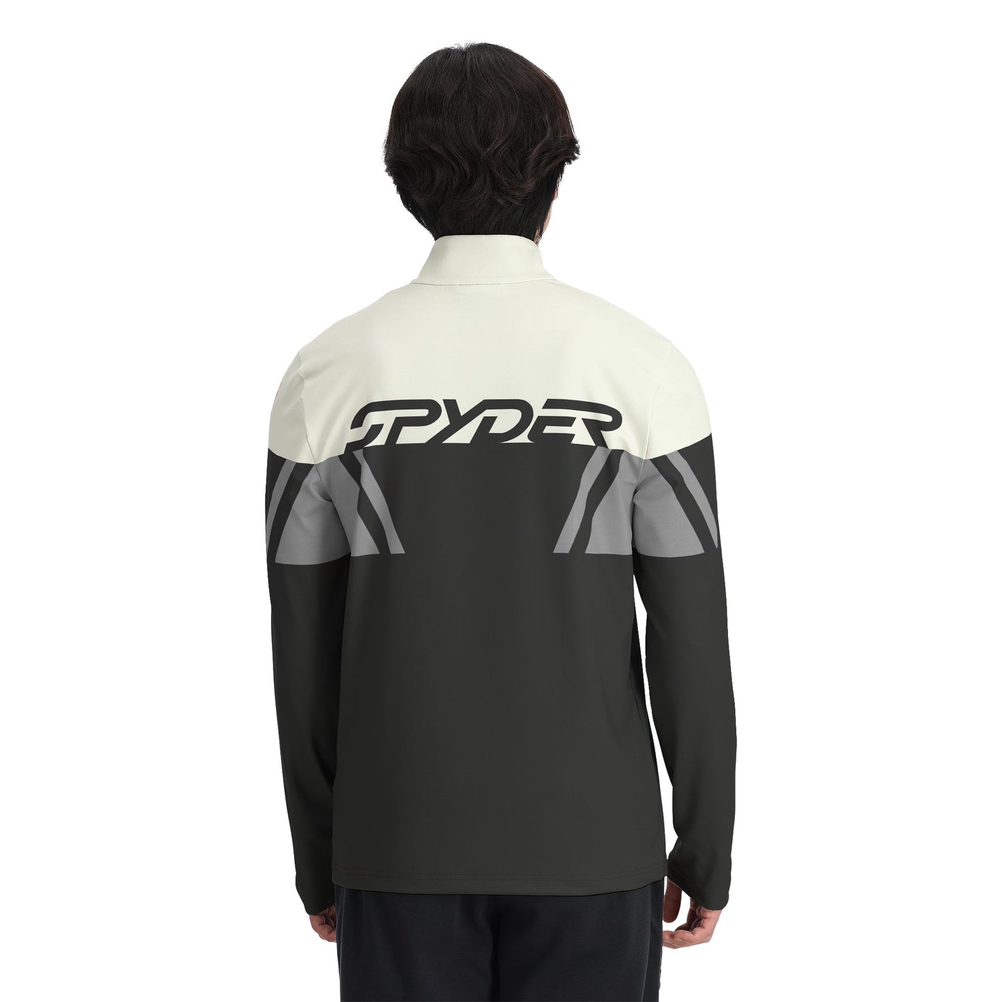Demi-zip Podium pour homme - Noir