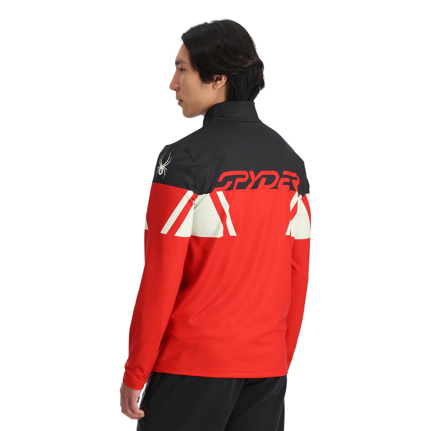Herren Podium Half Zip - Spyder Rot