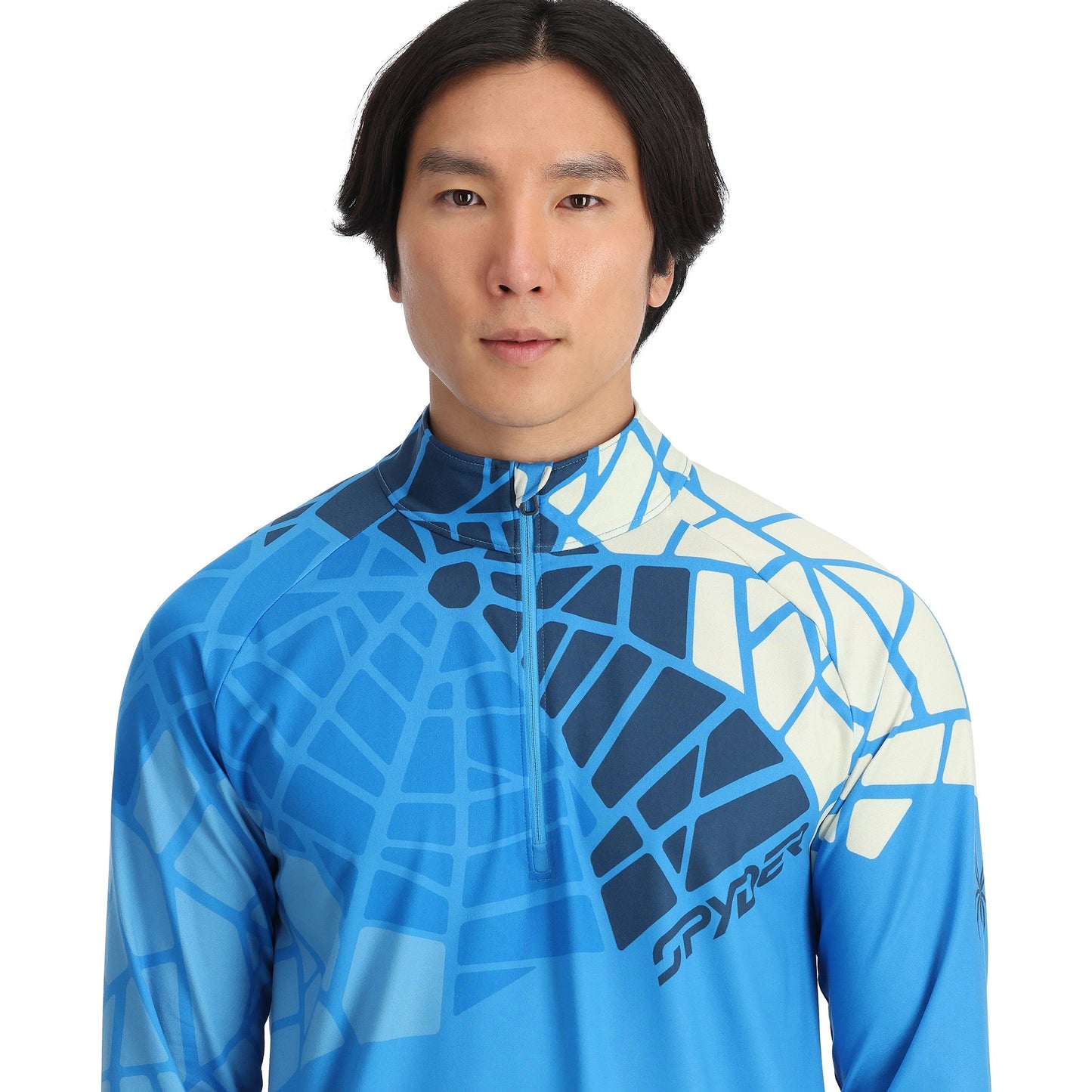 Demi-zip Legacy pour homme - Bleu éther