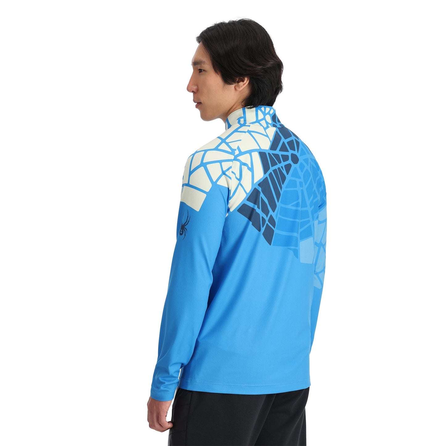 Demi-zip Legacy pour homme - Bleu éther