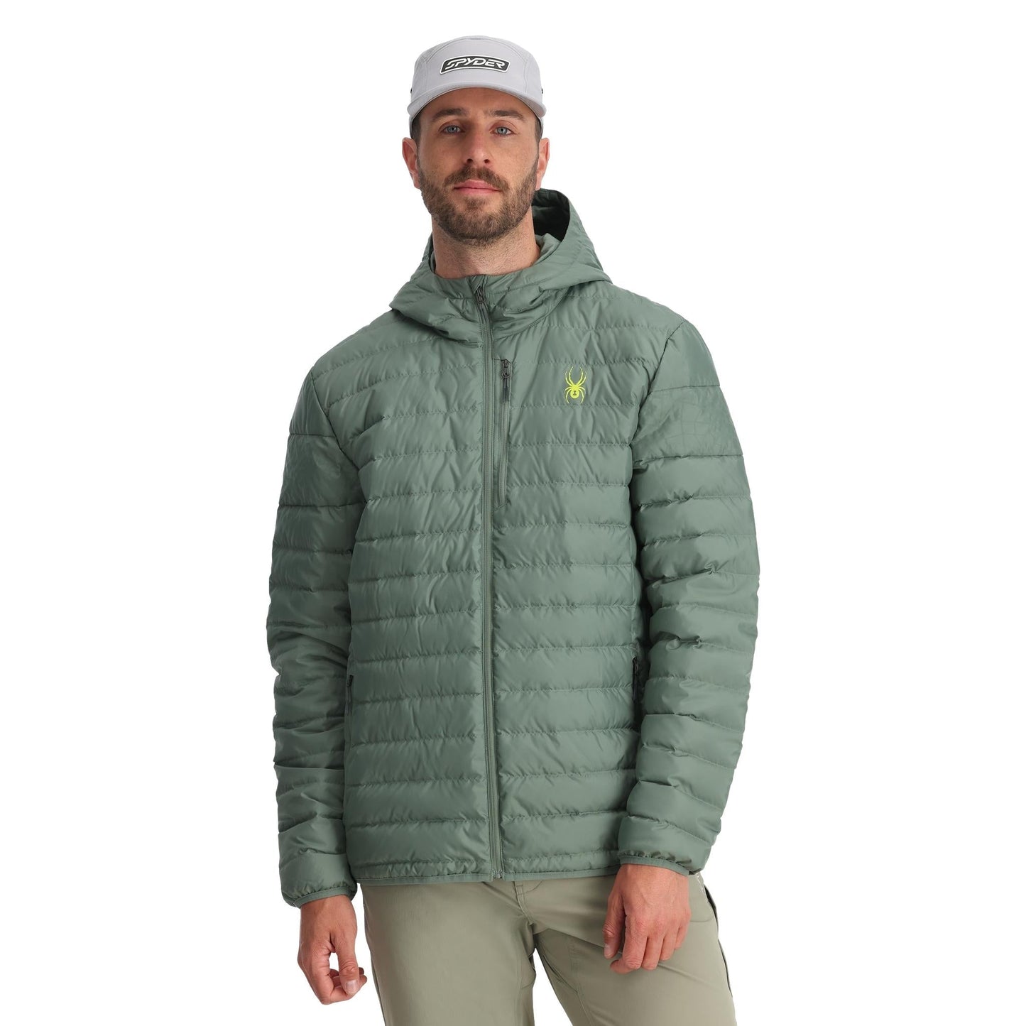 Zenith Herren-Kapuzenjacke – Tannengrün