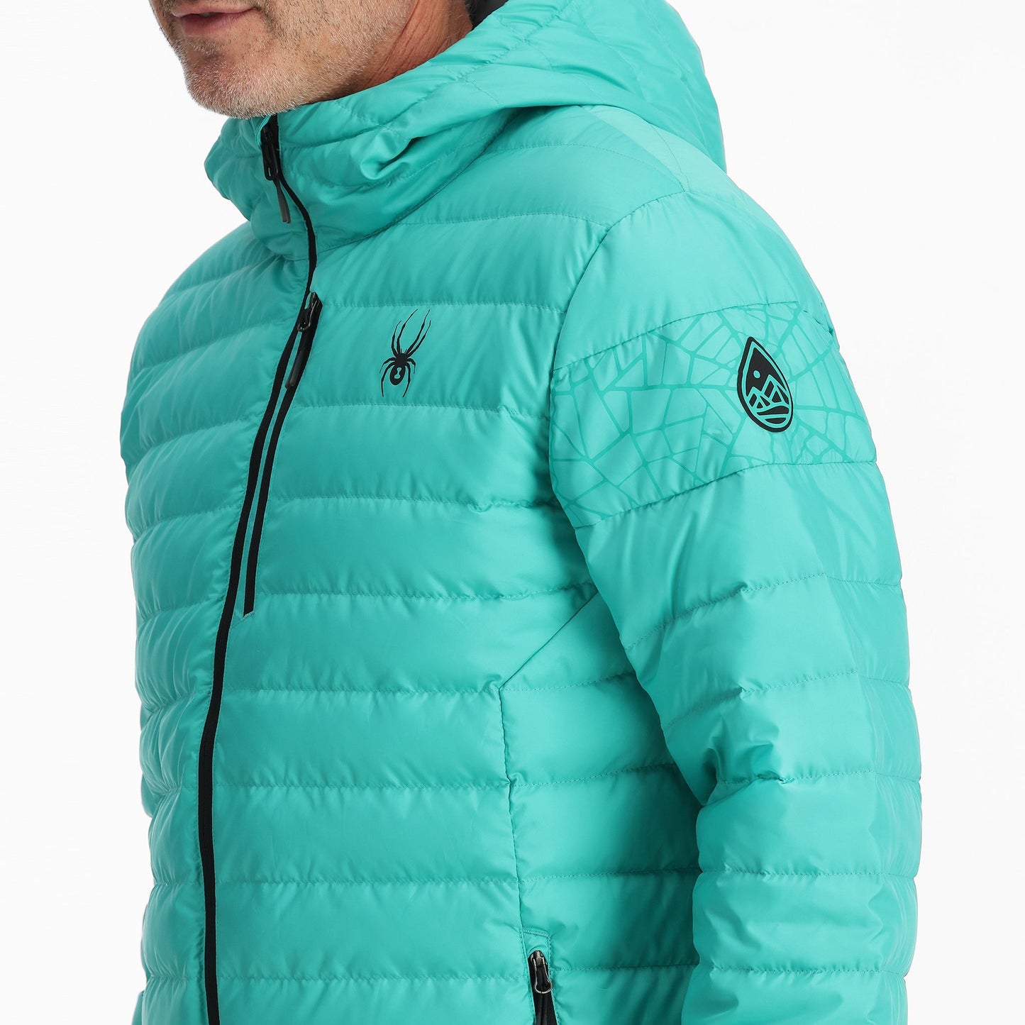 Sweat à capuche Zenith pour homme - Vert turquoise