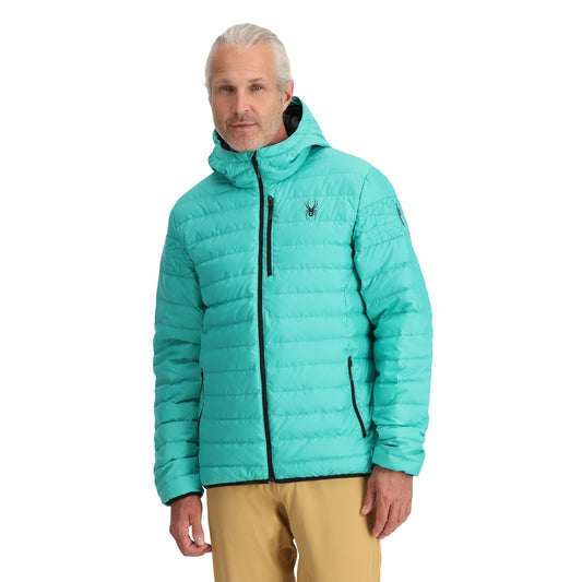 Zenith Herren-Kapuzenjacke – Türkisgrün