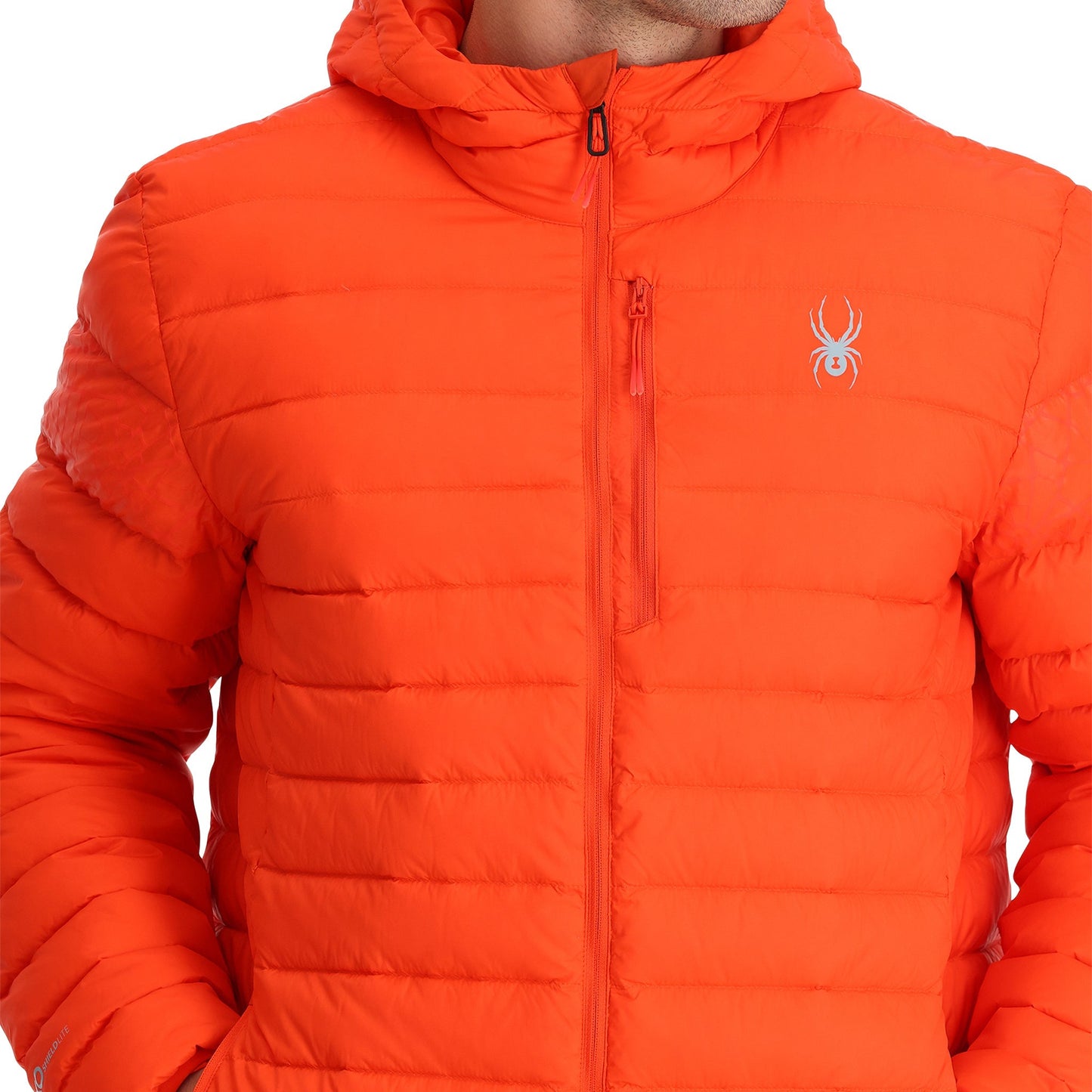 Zenith Kapuzenjacke für Herren – Verdrehtes Orange