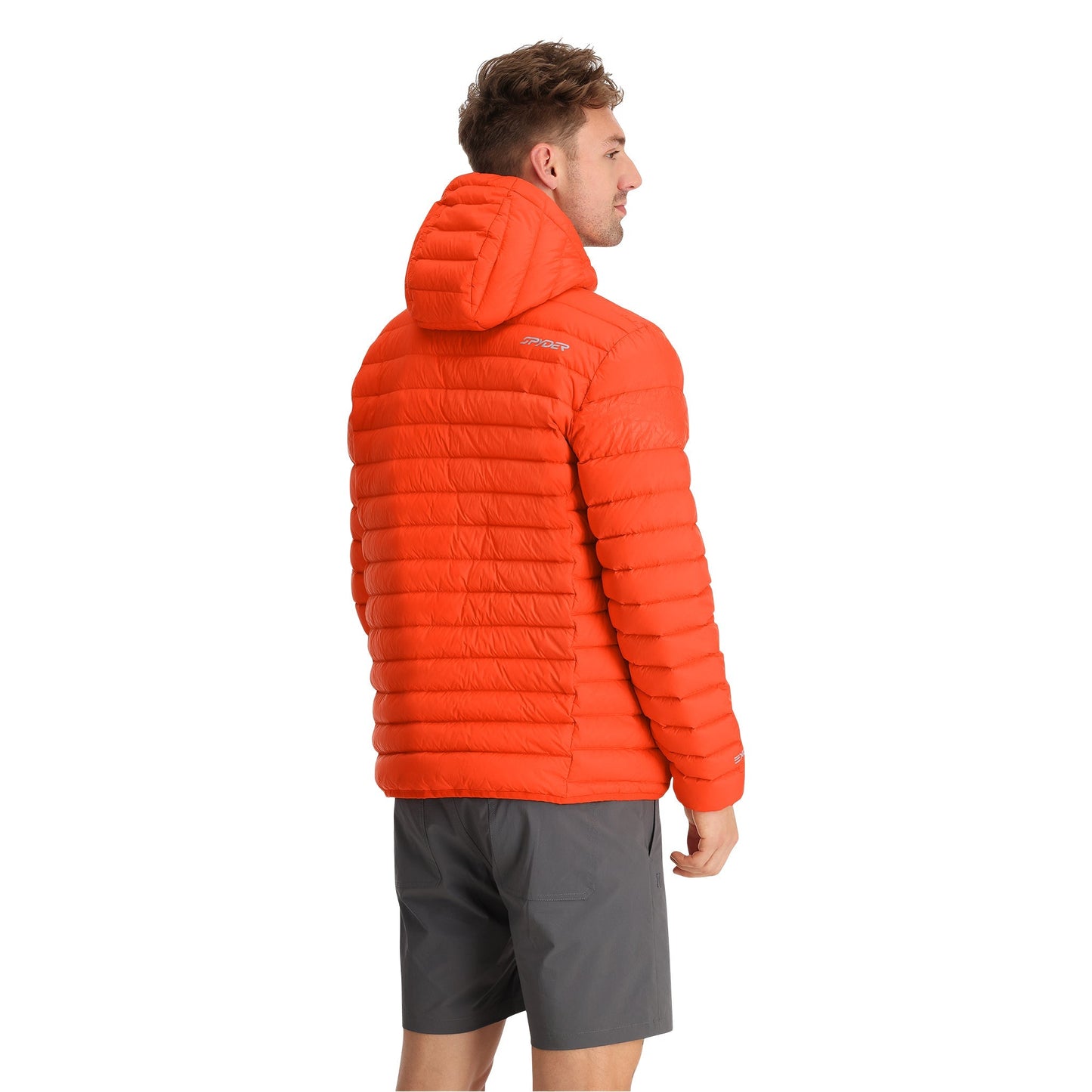 Zenith Kapuzenjacke für Herren – Verdrehtes Orange