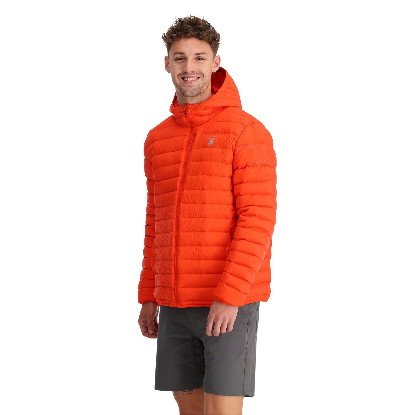 Zenith Kapuzenjacke für Herren – Verdrehtes Orange
