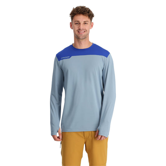Arc Langarm-Tech-T-Shirt für Herren – Blaunebel