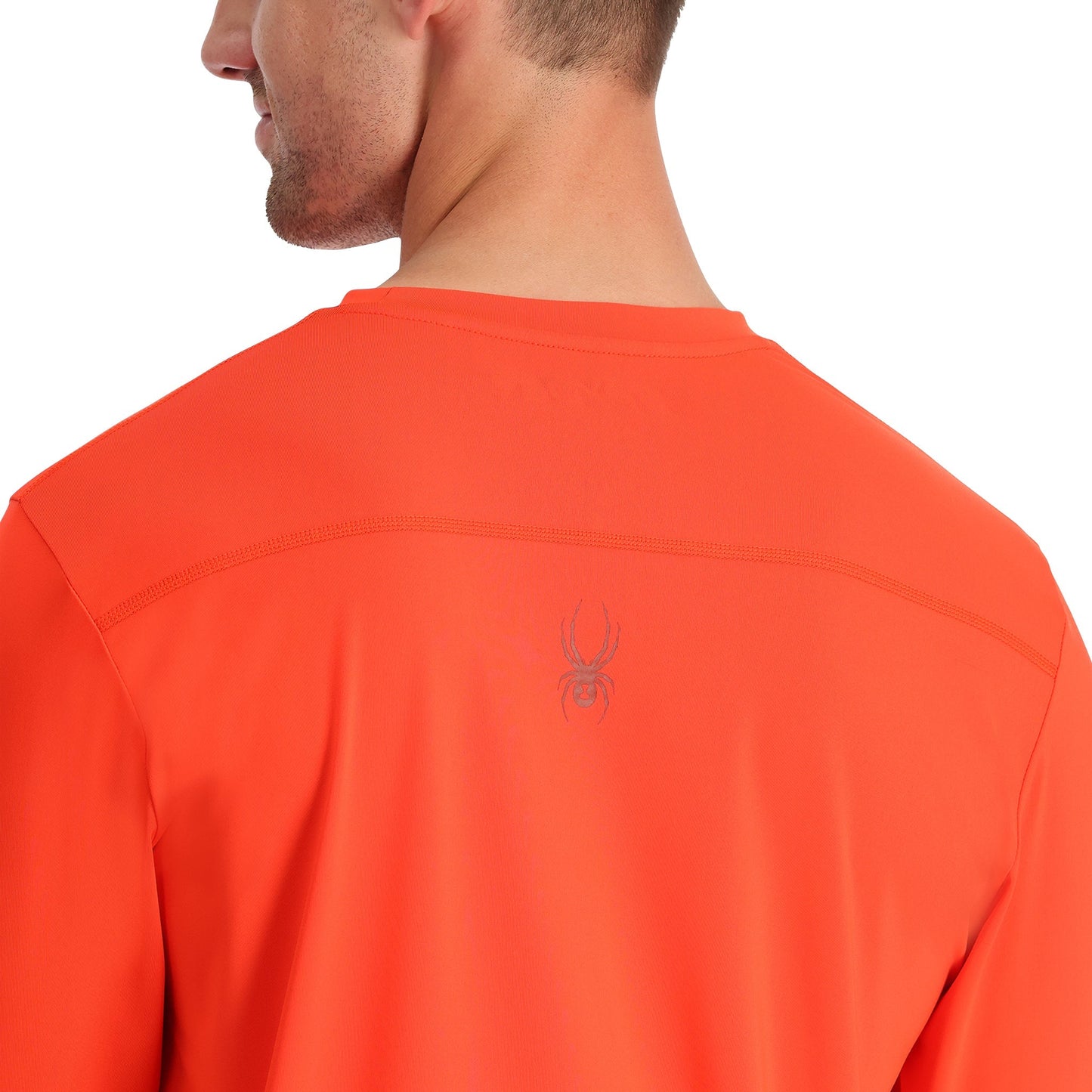 T-shirt technique à manches longues Arc pour homme - Orange torsadé