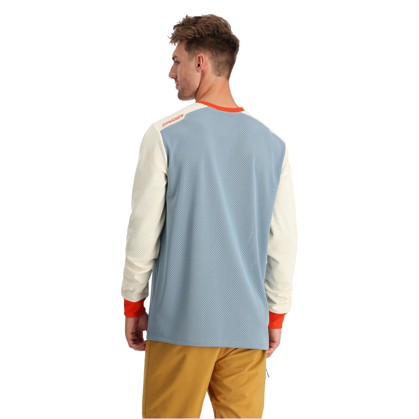 Olson Herren-Langarmtrikot – Blaunebel