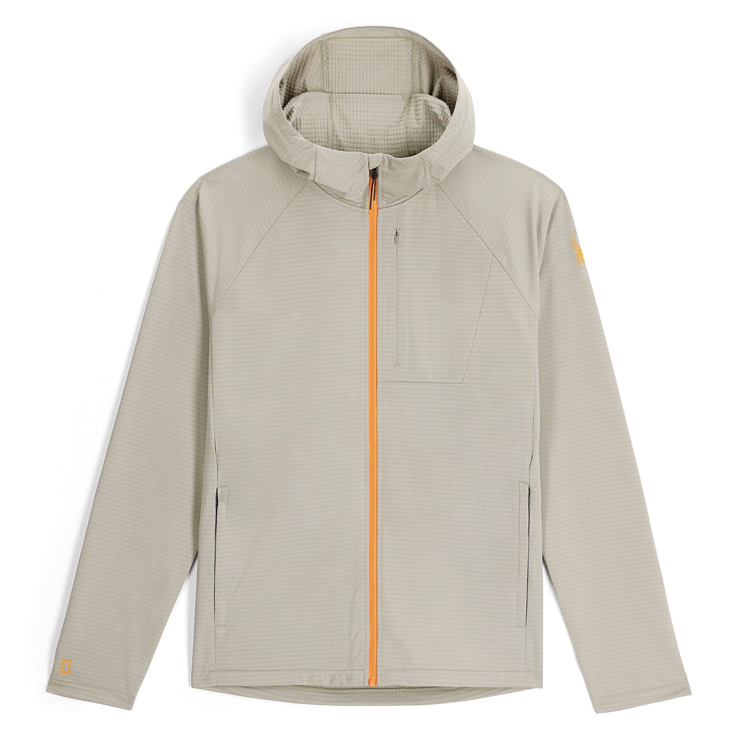 Gridweb Tech Hoodie für Herren – Beton