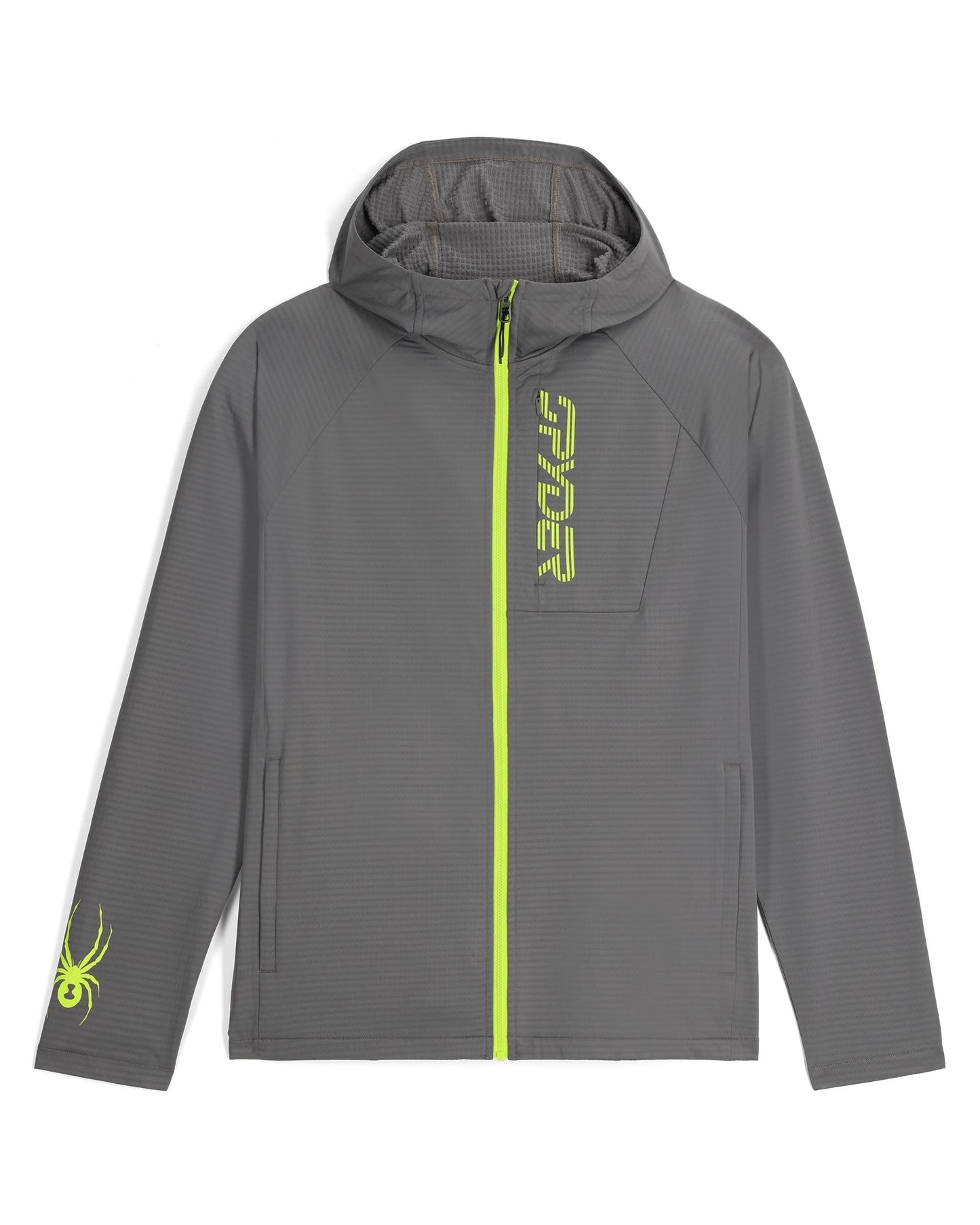 Herren-Fleece-Hoodie mit Gridweb-Technologie – Sturm