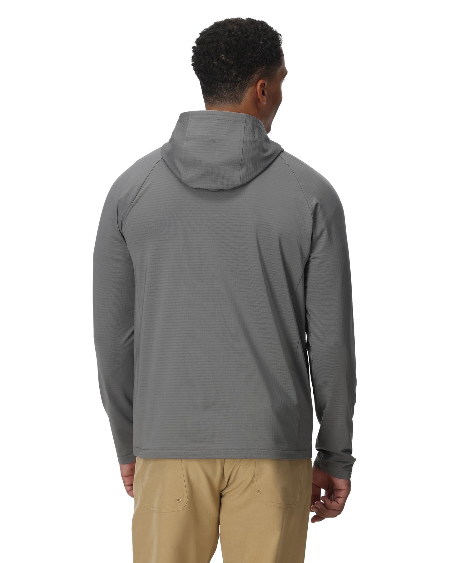 Herren-Fleece-Hoodie mit Gridweb-Technologie – Sturm