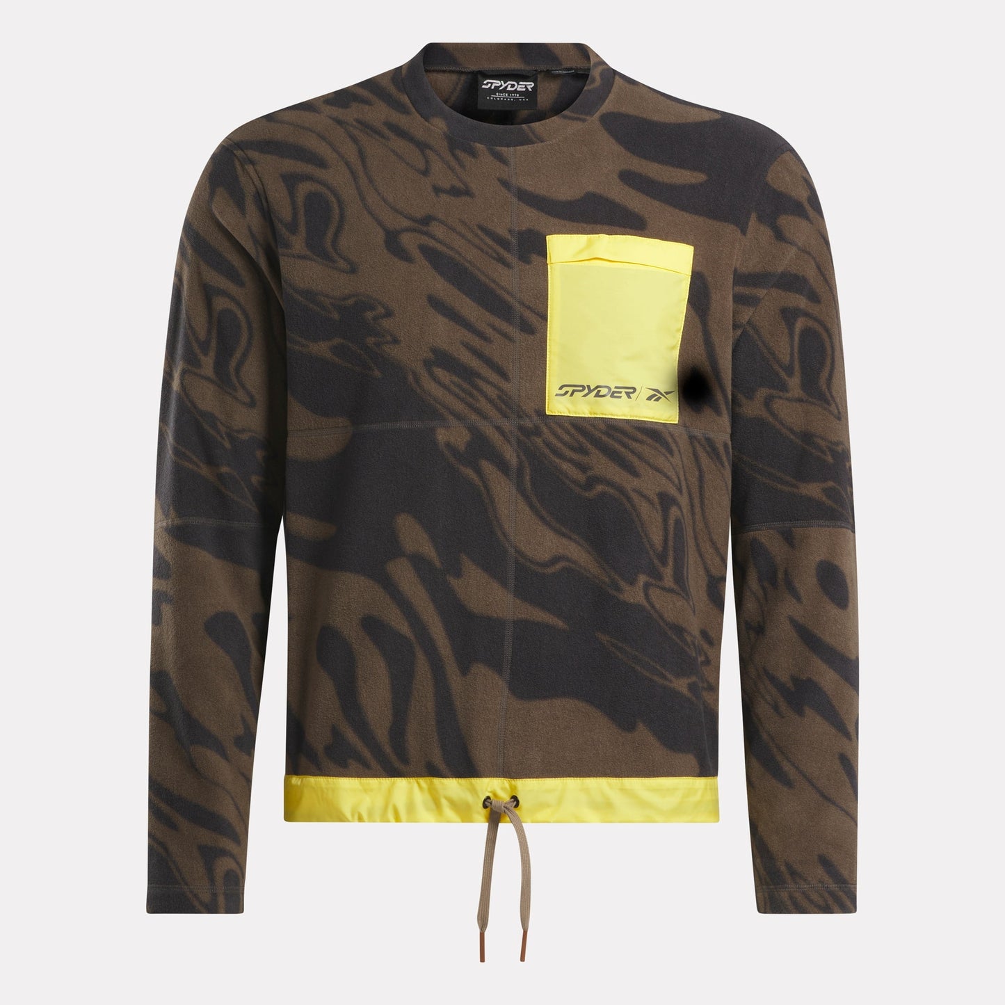 Spyder X Reebok Mens Lounge Crew - Brown
