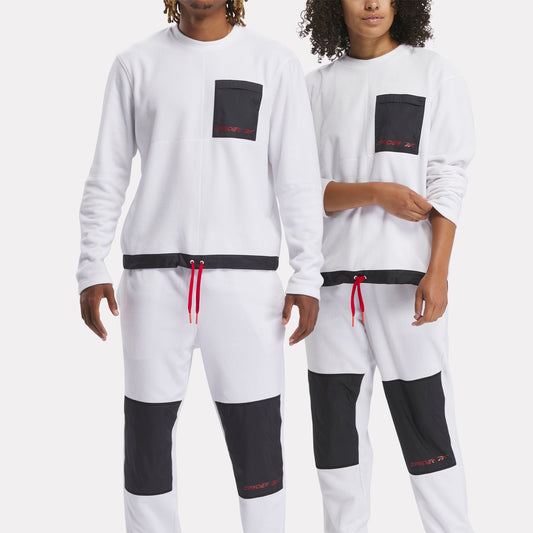 Spyder X Reebok Herren Lounge Crew - Weiß