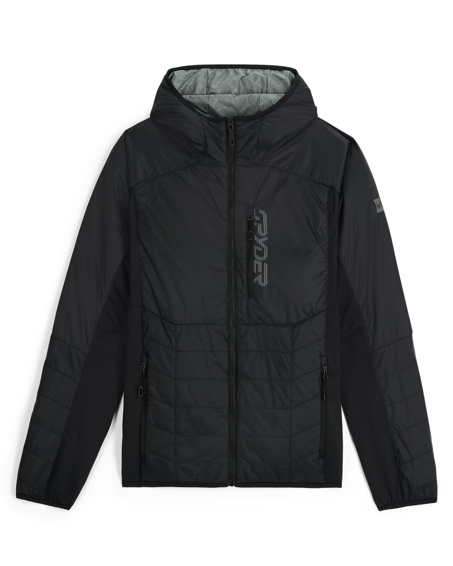 Glissade Herren-Kapuzenjacke – Schwarz