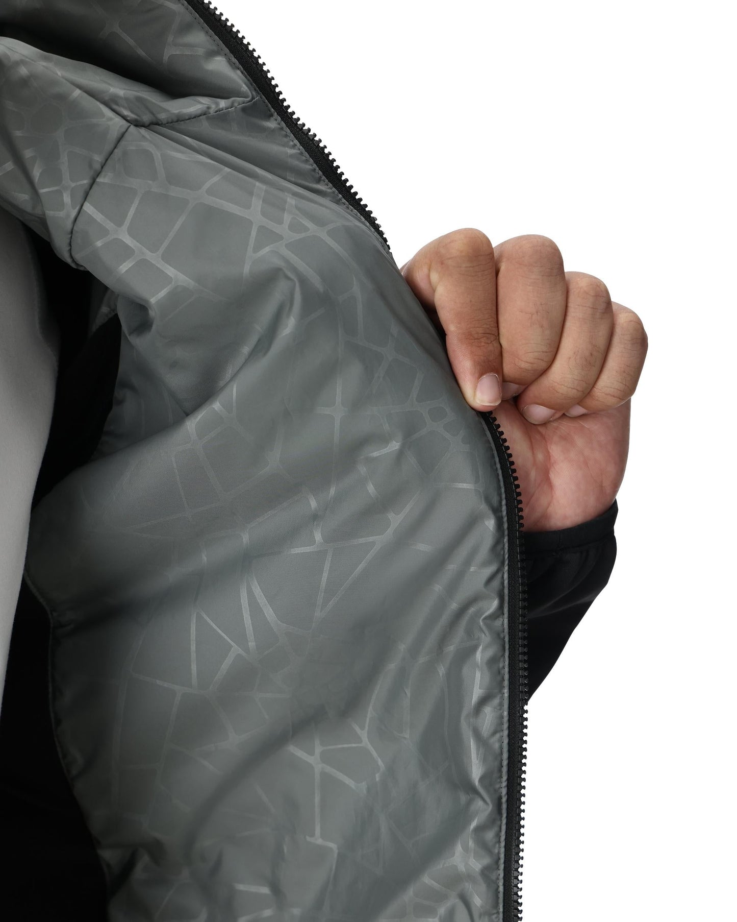 Glissade Herren-Kapuzenjacke – Schwarz