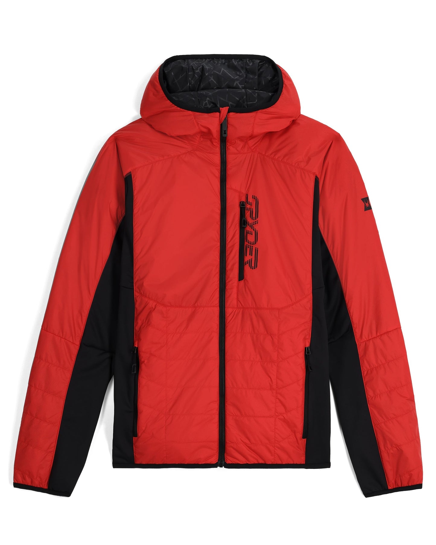 Sweat à capuche Glissade pour homme - Rouge Spyder