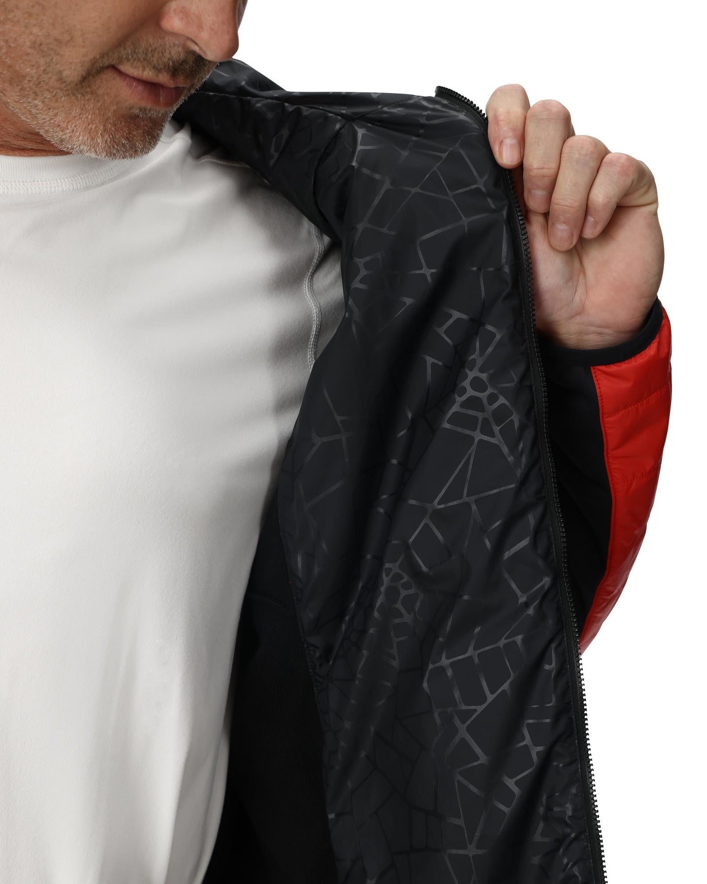 Sweat à capuche Glissade pour homme - Rouge Spyder