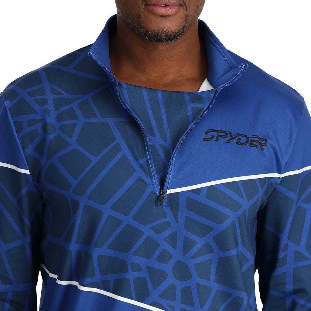 Demi-zip Vital pour homme - Bleu électrique