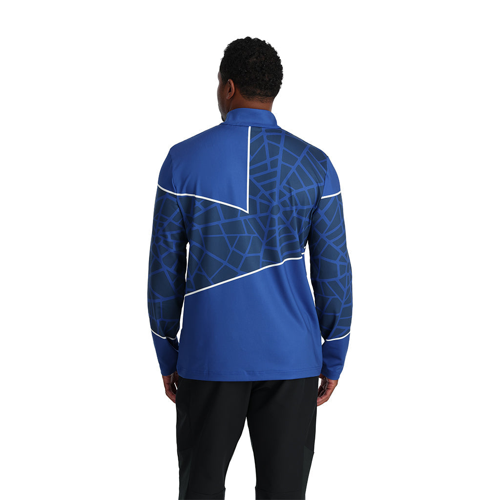 Demi-zip Vital pour homme - Bleu électrique