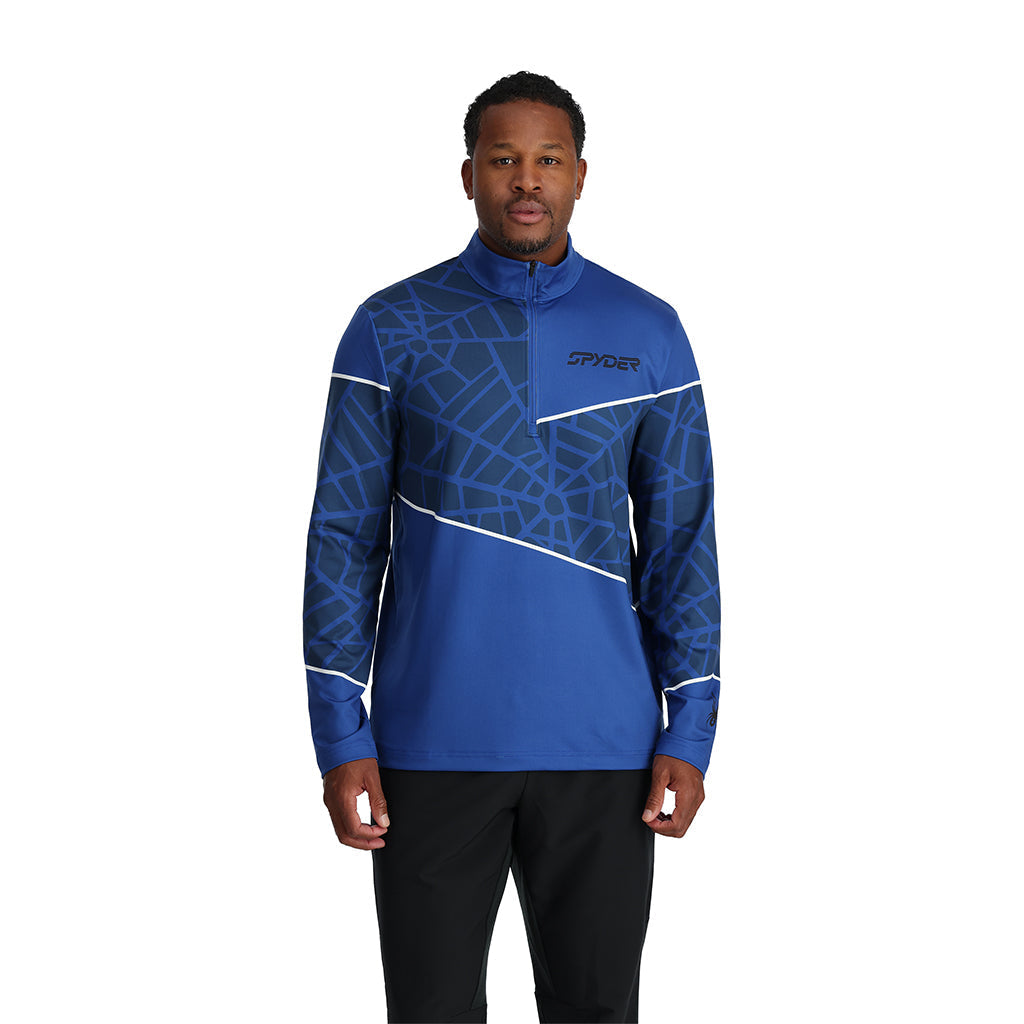 Demi-zip Vital pour homme - Bleu électrique