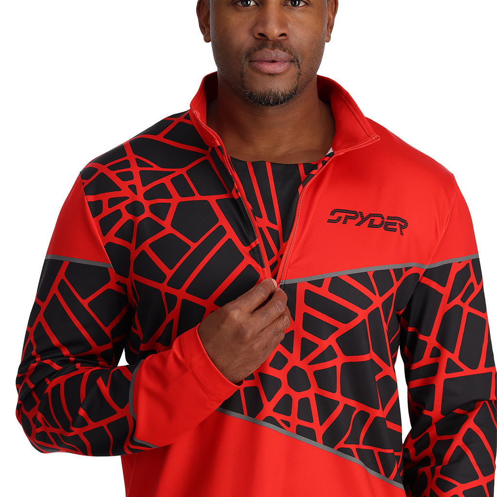Mens Vital Half Zip - Volcano