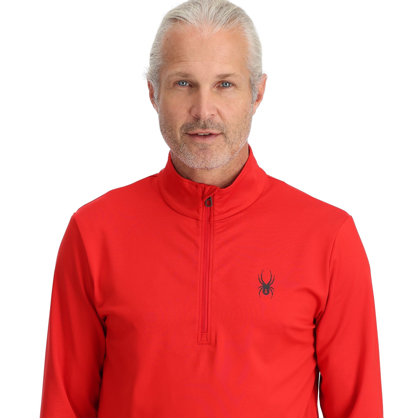 Demi-zip Prospect pour homme - Rouge Spyder